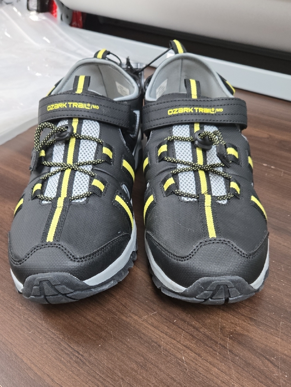 Ozark Trail Size 13 Black Grey Yellow Summer Sneaker Sandal